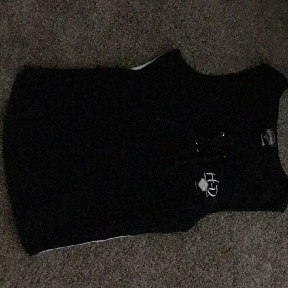 Black Harley Davidson tank top